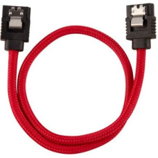 CORSAIR Premium Sleeved SATA Cable 2-pack - Red