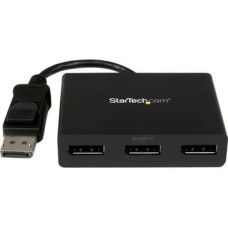 Startech .com 3 Port DisplayPort MST Hub - 4K 30Hz - DisplayPort to DisplayPort Multi Monitor Splitter for 3 DP Monitor Setup (MSTDP123DP) - video splitter - 3 ports