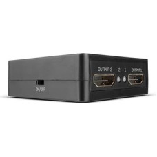 Lindy Compact 2 port HDMI 18G splitter - video|audio splitter - 2 ports