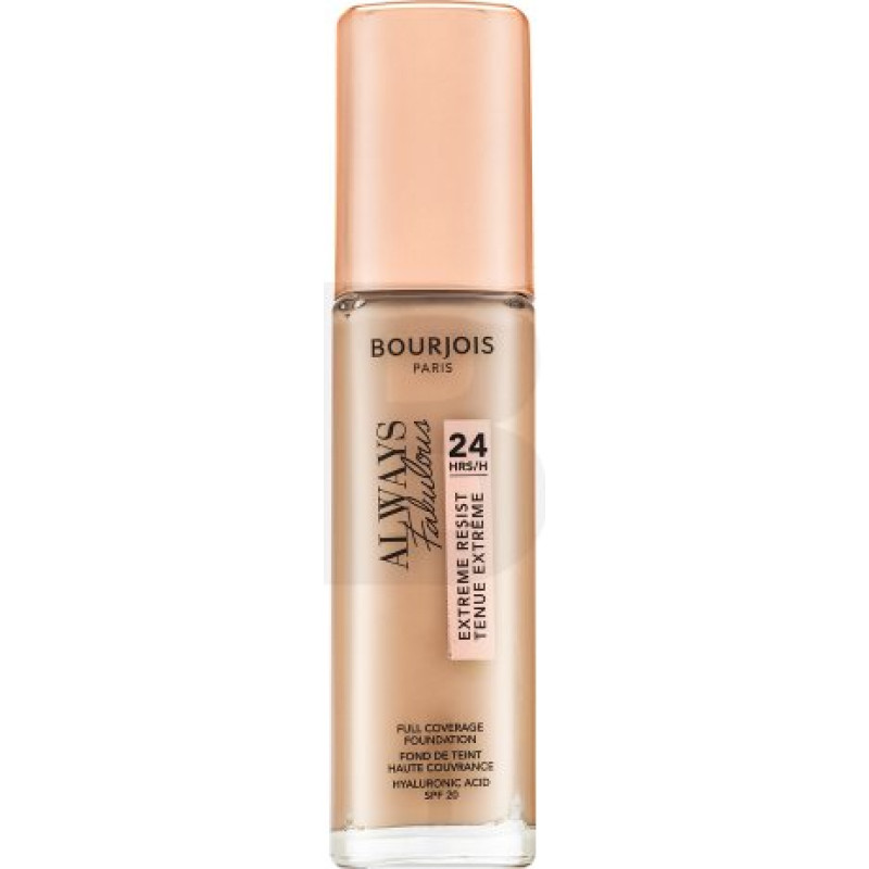 Bourjois Always Fabulous 24HRS Extreme Resist Foundation šķidrais grims ādas toņa izlīdzināšanai 125 Ivory 30 ml
