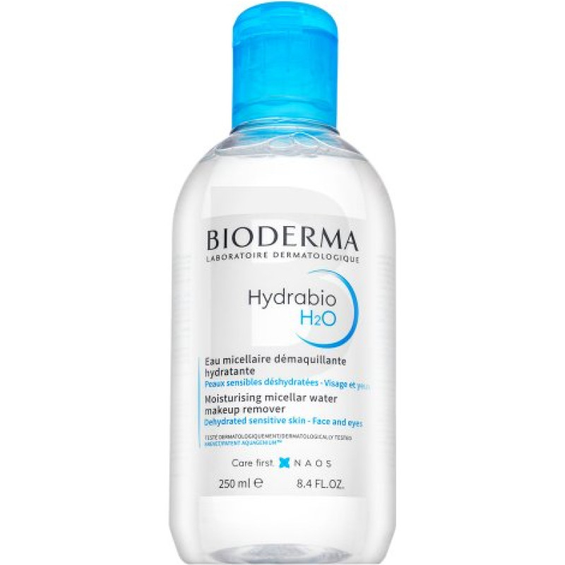 Bioderma Hydrabio H2O Micelārais attīrošs ūdens un līdzeklis kosmētikas noņemšanai 250 ml