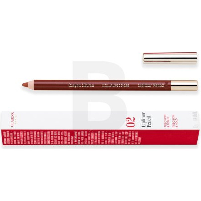 Clarins Lipliner Pencil konturējošs lūpu zīmulis ar mitrinošu efektu 02 Nude Beige 1,2 g