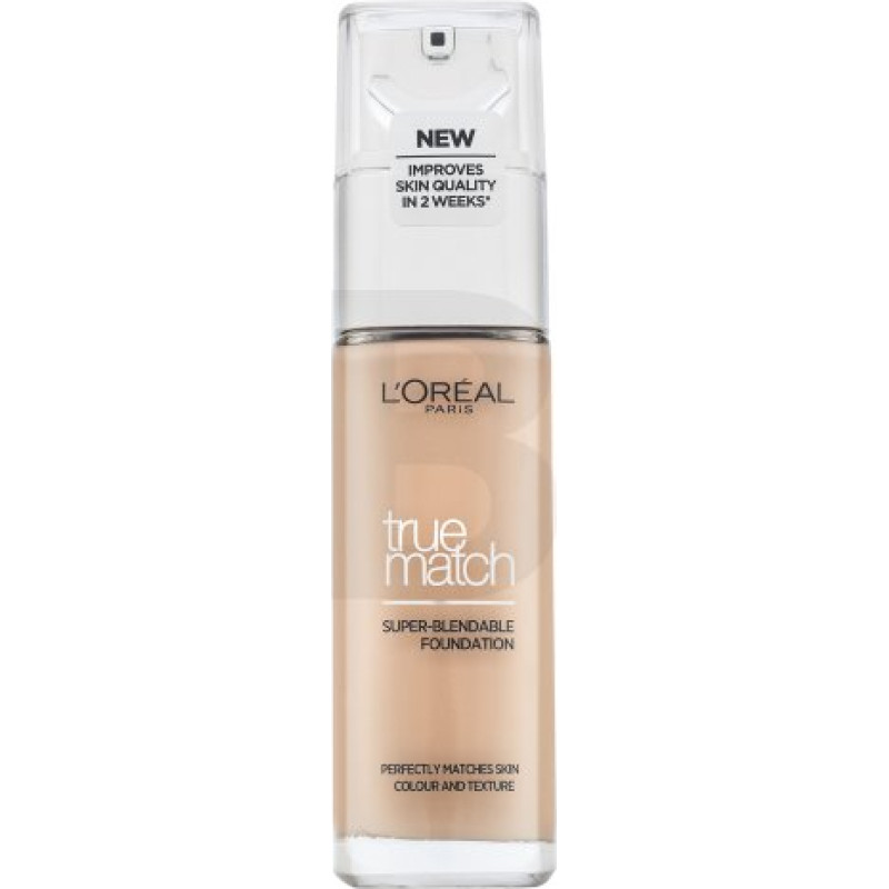 L´oréal Paris True Match Super-Blendable Foundation - 1D|1W Zelta ziloņkaula krāsas šķidrais grims ādas toņa izlīdzināšanai 30 ml