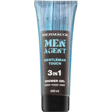 Dermacol vīriešu līdzeklis dušas želeja Gentleman Touch 3in1 dušas želeja 250 ml