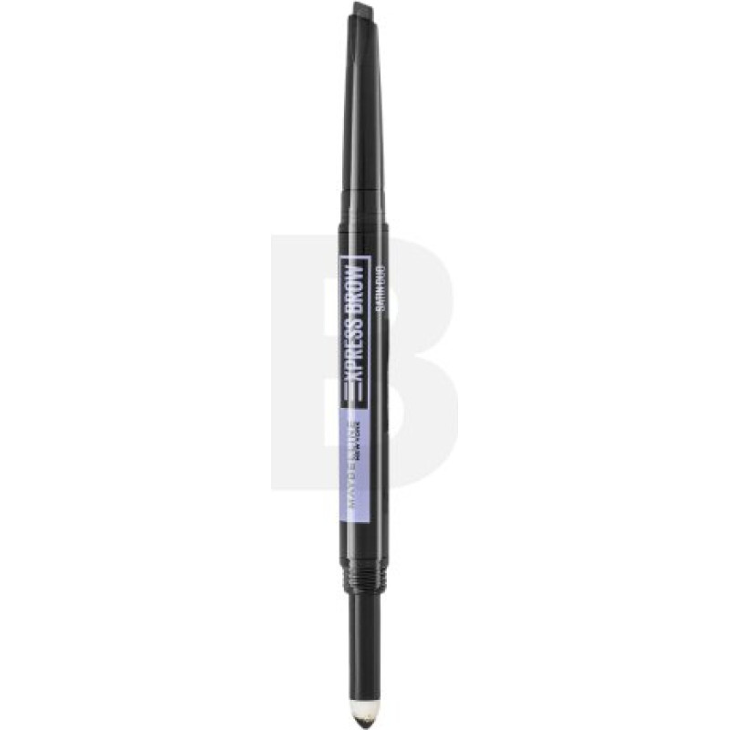 Maybelline Express Brow Duo Pencil 2in1 tumši brūns 0,71 g