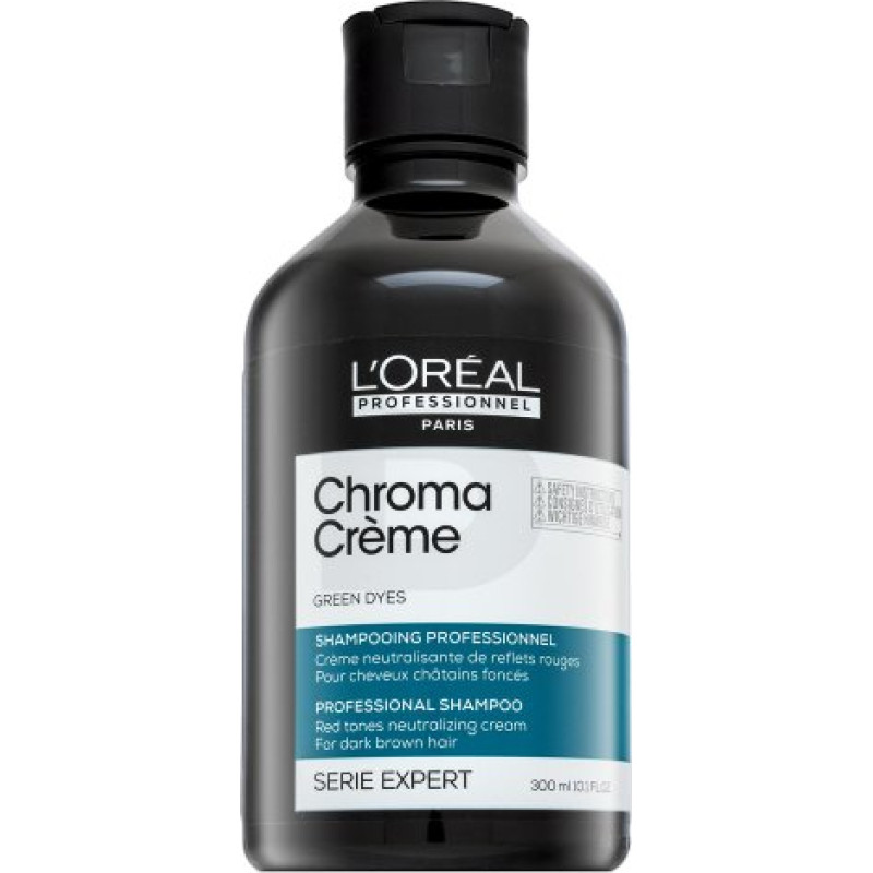 L´oréal Professionnel Série Expert Chroma Créme Green Dyes šampūns neitralizējošs šampūns tumšiem matiem 300 ml