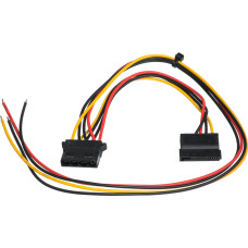 Service cable for PC PSU Akyga AK-SC-23 Molex (f) | Sata (f) 40 | 15 cm