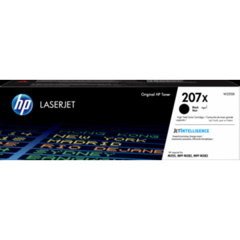 HP 207X - High Yield - black - original - LaserJet - toner cartridge (W2210X)