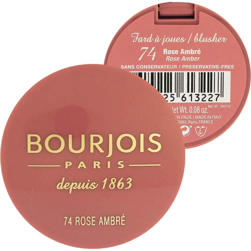 Bourjois Little Round Pot Blush 2,5g 74 Rose Ambre