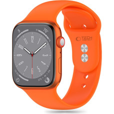 TECH-PROTECT SILIKONA APPLE WATCH 6 | 7 | 8 | 9 | 10 | SE | ULTRA 1 | 2 (44 | 45 | 46 | 49 MM) SPILGTI ORANŽS