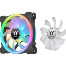 SwaFan 12 RGB fan + controller + replacement blades (reverse), black