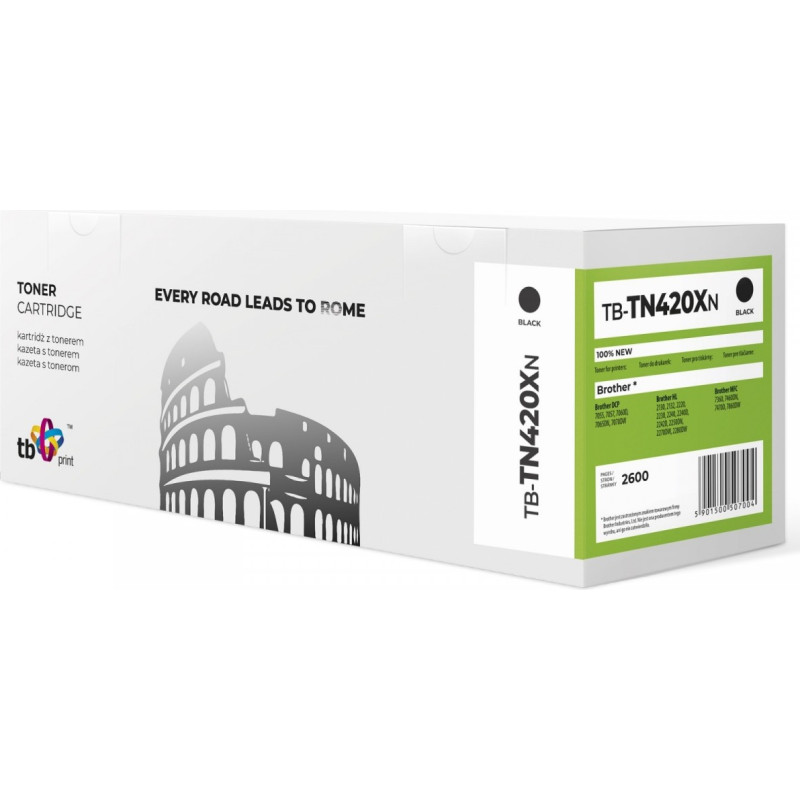 Tb Print Toner cartridge for Brother TN420X 100% new