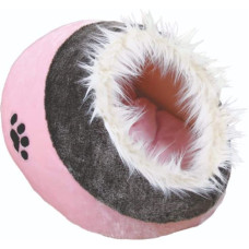 Trixie Guļvieta dzīvniekiem : Trixie Minou cuddly cave, 35 × 26 × 41 cm, pink|grey