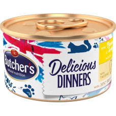 Butchers Konservēta barība kaķiem - Butchers WCC Classic DD chicken|turkey mousse 85g