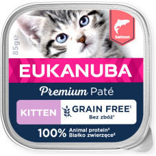 Eukanuba Konservēta barība kaķēniem - Eukanuba Cat Kitten Salmon pate 85g