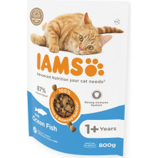 Iams Sausā barība kaķiem - IAMS CAT ADULT OCEAN FISH, 800 gr