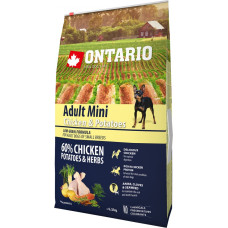 Ontario Sausa barība suņiem - Ontario Dog Adult Mini Chicken and Potatoes, 6.5 kg