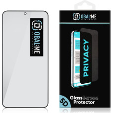 Obal:me Privacy 5D Glass Screen Protector for Samsung Galaxy S25 Black