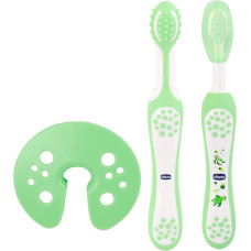 Chicco Set of toothbrushes for gums and teeth 1 pack.