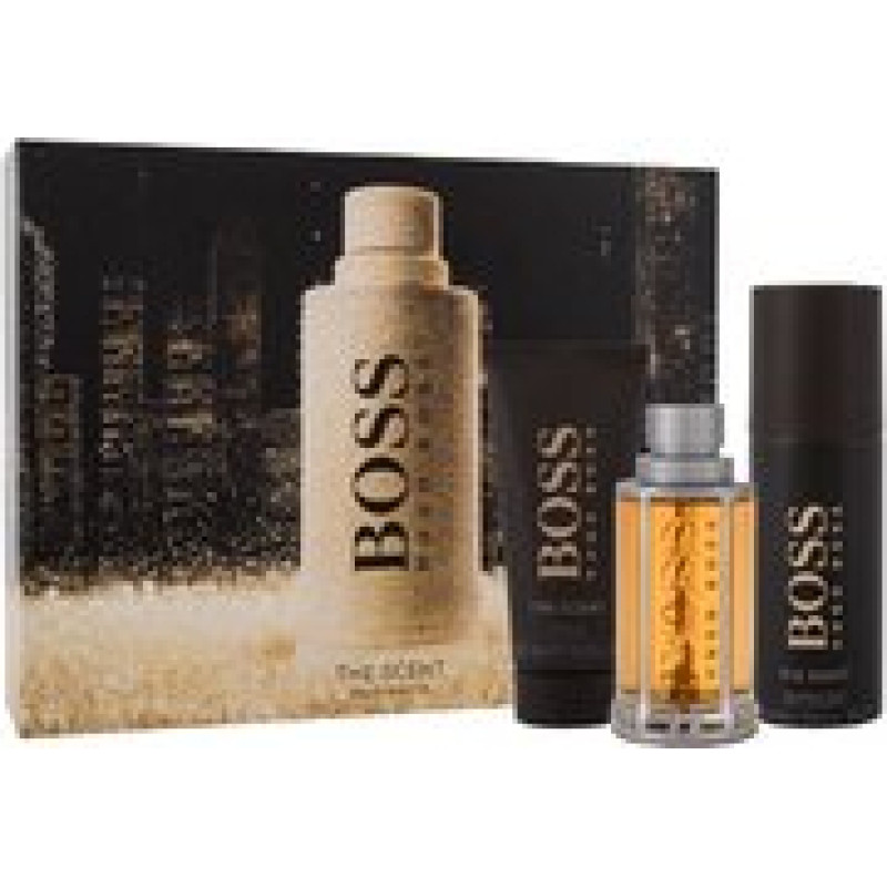 Hugo Boss The Scent Gift set EDT 100 ml, deo spray 150 ml and shower gel 100 ml