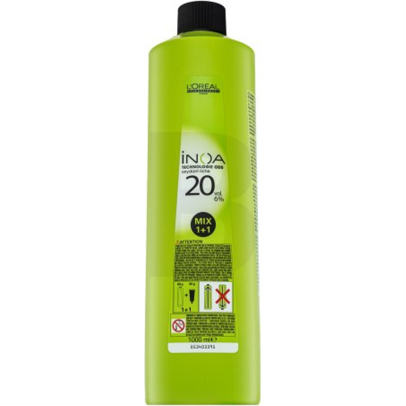 L´oréal Professionnel Inoa Color Oxydant Riche attīstošā emulsija visiem matu tipiem 6% 20 Vol. 1000 ml