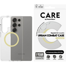 Etui CARE by PanzerGlass Flagship Urban   Combat Chardonnay QI do Samsung Galaxy S25 Ultra przezroczysty