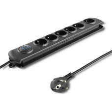 Surge protector 6 sockets, 5m