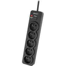 PowerGuard PRO 1.8m (5 sockets) black