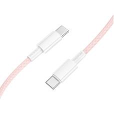 Borofone Cable BX117 Source - Type C to Type C - PD 60W 3A 1 metre pink