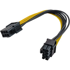 Adapter with cable Akyga AK-CA-07 PCI-E 6 pin (m) | PCI-E 8 pin (f) 20cm