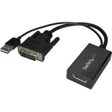 Startech .com DVI to DisplayPort Adapter - USB Power - 1920 x 1200 - DVI to DisplayPort Converter - Video Adapter - DVI-D to DP (DVI2DP2) - display adapter - DVI-D to DisplayPort