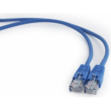 Blue Patch cord cat. 5E molded strain relief 50u