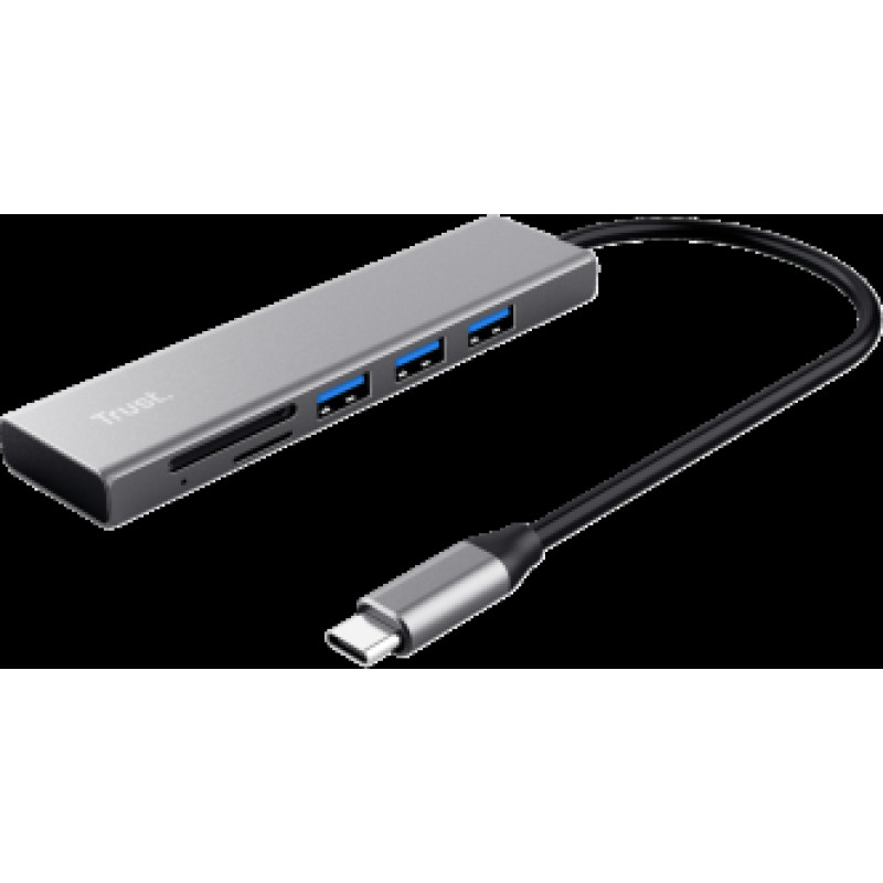 Dokstacija Halyx Fast USB-C Hub & Card Reader Silver