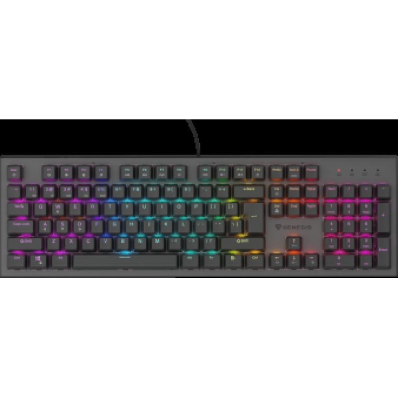 Klaviatūra Genesis Thor 303 Outemu Brown RGB