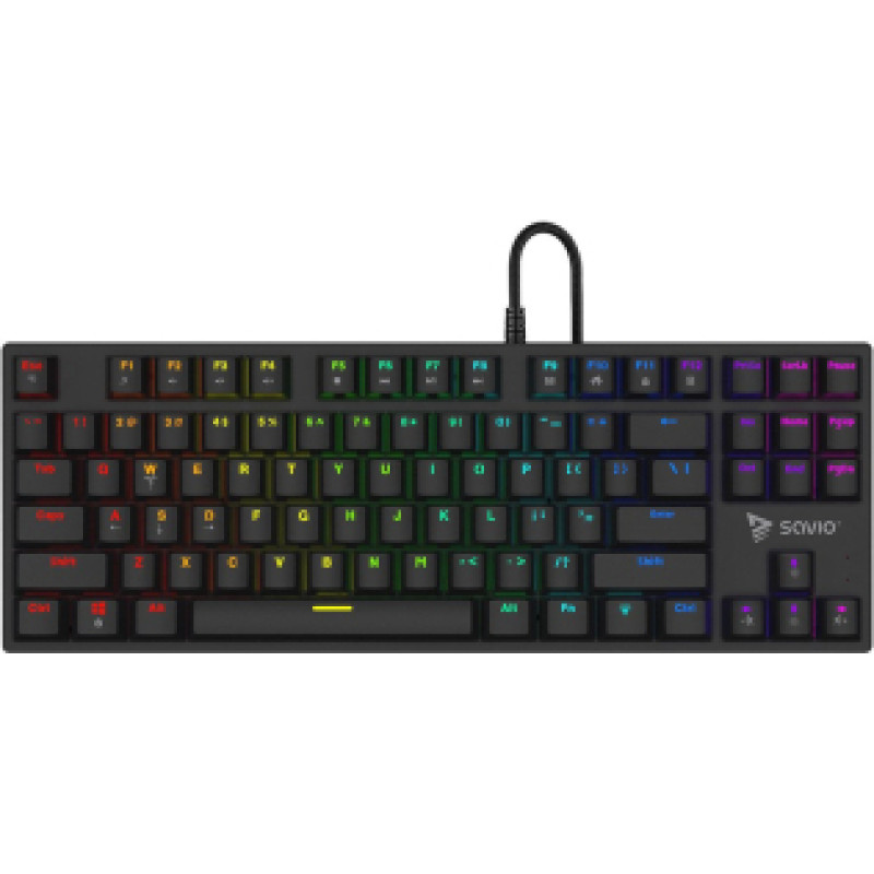Klaviatūra Savio Tempest x2 RGB Outemu brown