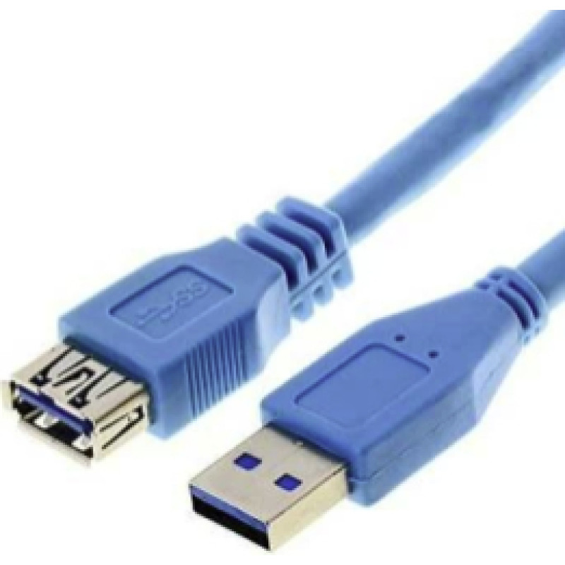Kabelis Brackton USB-A Male - USB Micro B Male 3m Blue