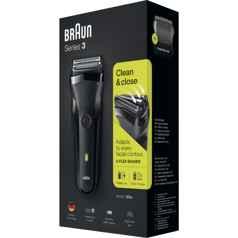 Braun Series 3- 300s black