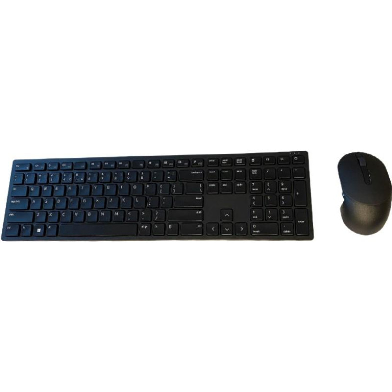 Dell Pro Keyboard and Mouse (RTL BOX)  KM5221W Wireless  Batteries included  EN|LT  Black