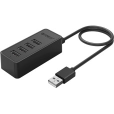 Hub Orico W5P-U2-030 4x USB-A 2.0 30cm - black