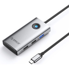 Orico PW11-5P USB-C Hub Docking Station 1x USB-A 3.0 + 2x USB-A 2.0 + 1x USB-C PD + 1x HDMI - Gray