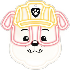 Paw Patrol Hanging neon LED Paw Patrol on plexiglass - Rubble OW-130446