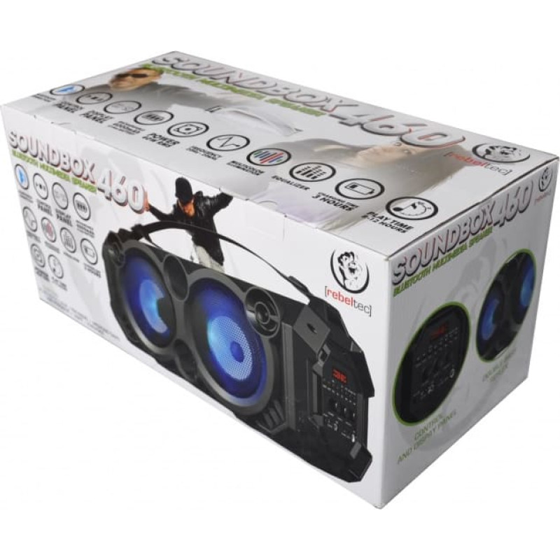 Rebeltec Bluetooth speaker SoundBOX 460 black