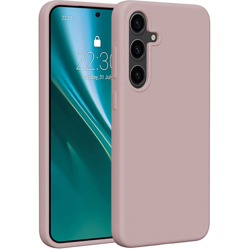 Etteri Silicone case for Samsung Galaxy S25 light pink