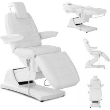 Physa BATTIPAGLIA elektriskā masāža tattoo spa skaistumkopšanas krēsls - balts