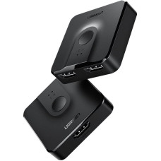Ugreen Slēdzis HDMI sadalītāja slēdzis — 2x HDMI 4K 60Hz melns