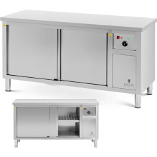 Royal Catering Apkures skapja plākšņu sildītājs 30-80 C 160 x 60 x 85 cm 2,4kW