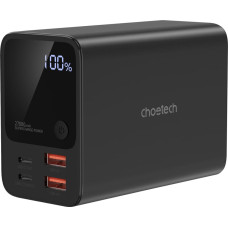 Choetech Powerbank spēkstacija 27000 mAh 2x USB-A 2x USB-C 100W - melna