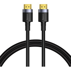 Baseus HDMI 2.0 4K 60 Hz 3D 18 Gb/s 1 m kabelis — melns