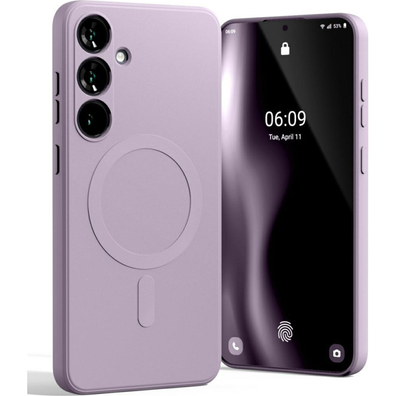 Mercury MagSafe Semi-Silicone Sam S25+   S936 liliowy fiolet |lilac purple