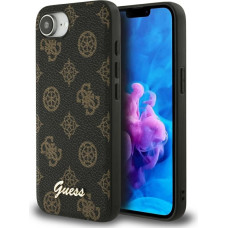 Case Guess Peony Script Logo MagSafe for  iPhone 16e black